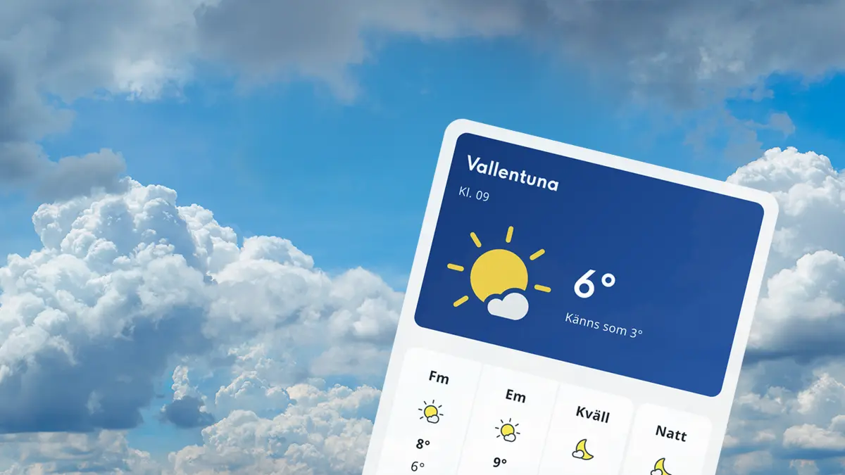Det vanligaste misstaget när du  läser en väderprognos